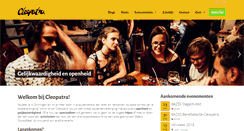 Desktop Screenshot of cleopatra-groningen.nl