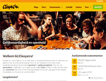 Tablet Screenshot of cleopatra-groningen.nl